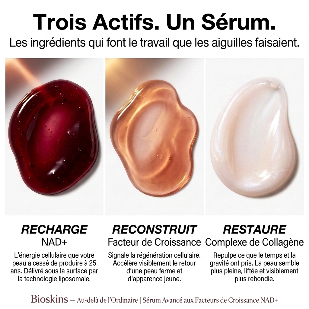 Sérum NAD+ Bioskins — technologie liposomale
