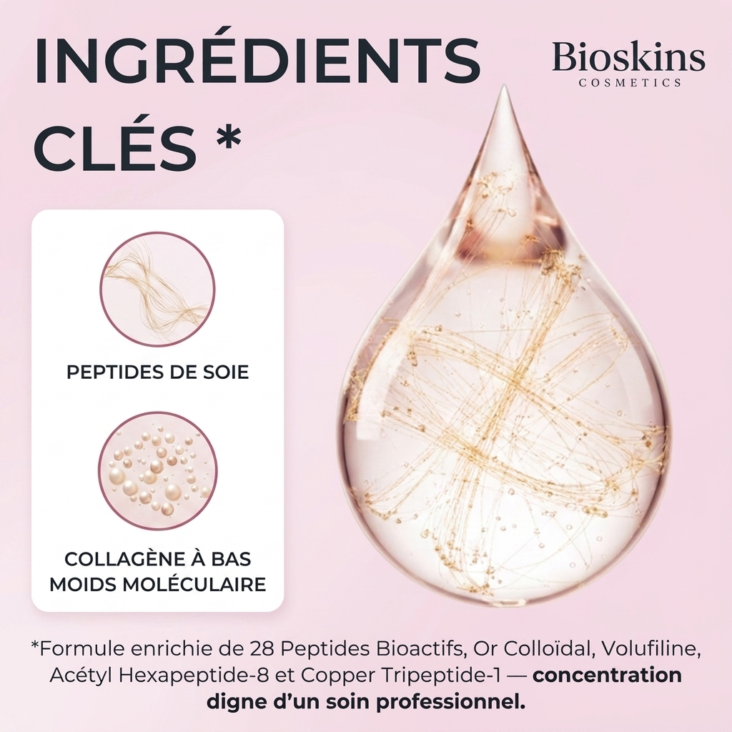 28 peptides bioactifs et collagène