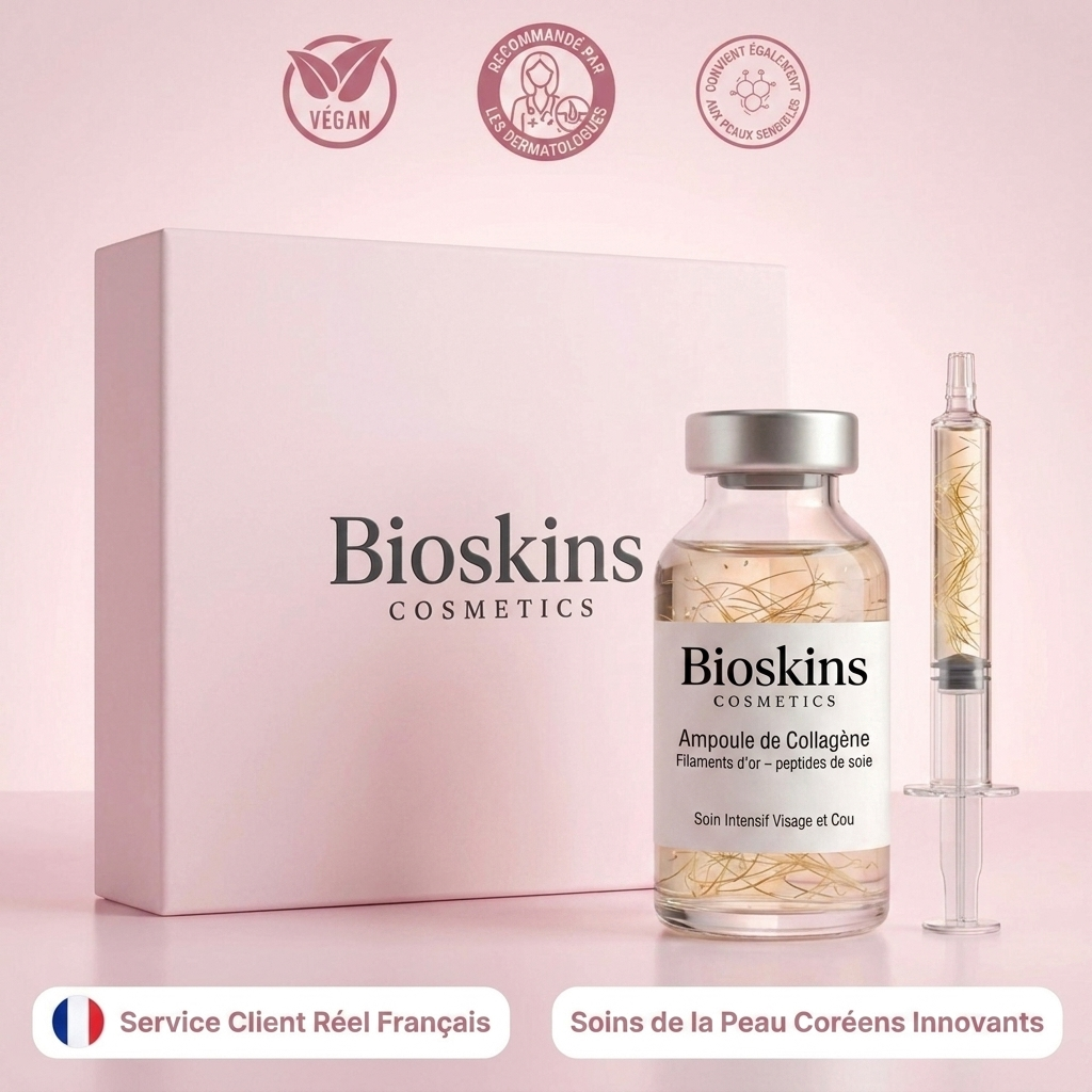 Sérum Coréen Effet Lifting Bioskins avec seringue cosmétique