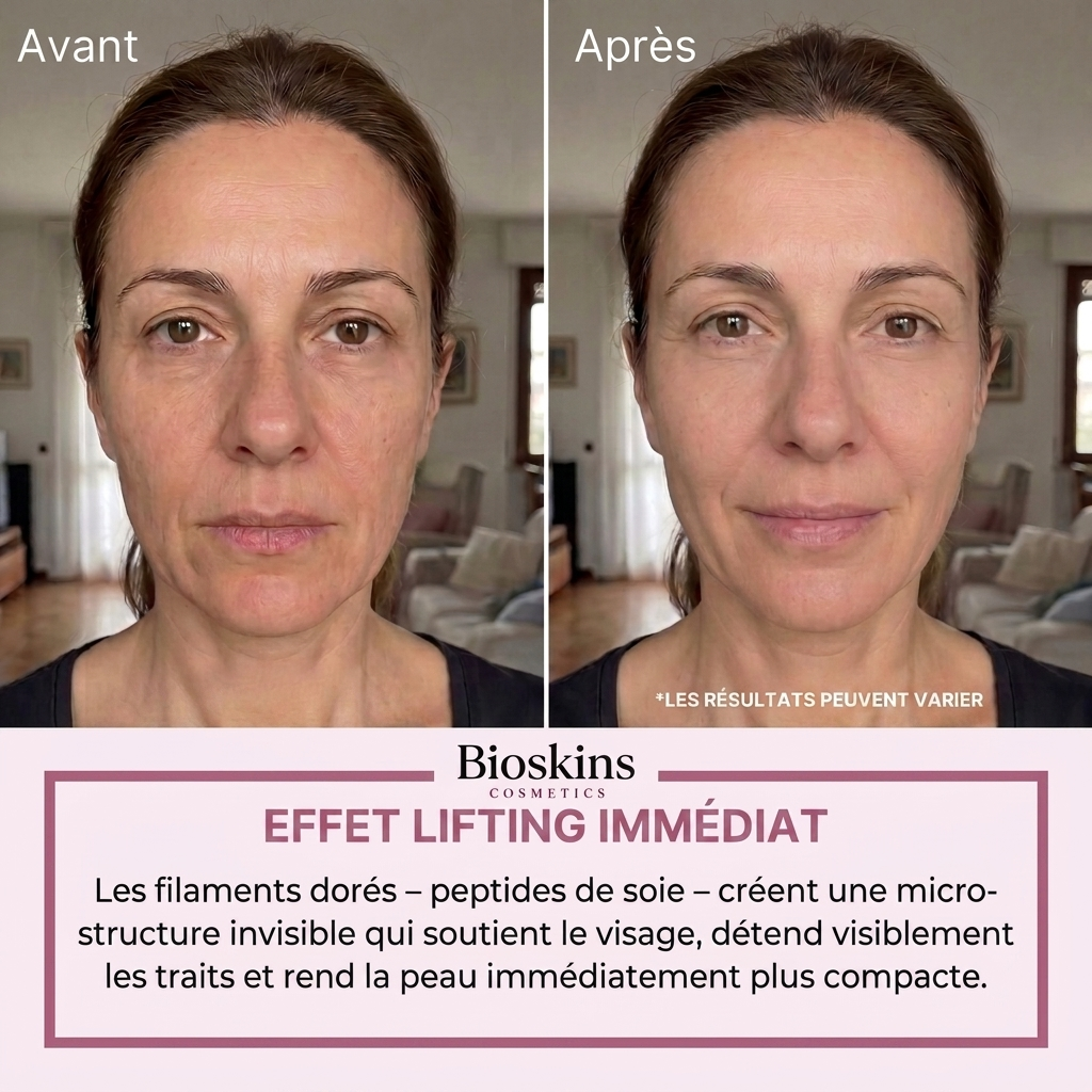 Avant / Après — effet lifting immédiat