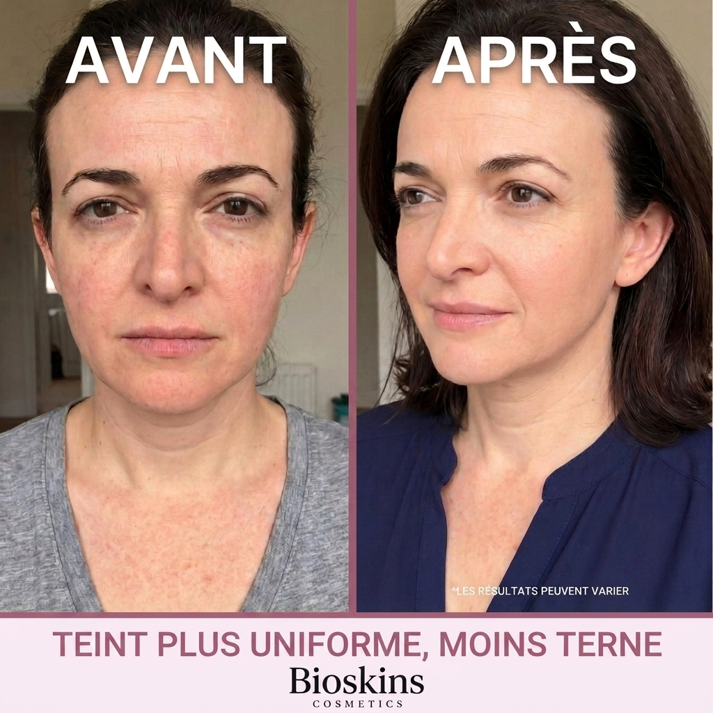 Avant / Après — ridules et micro-ridules moins visibles