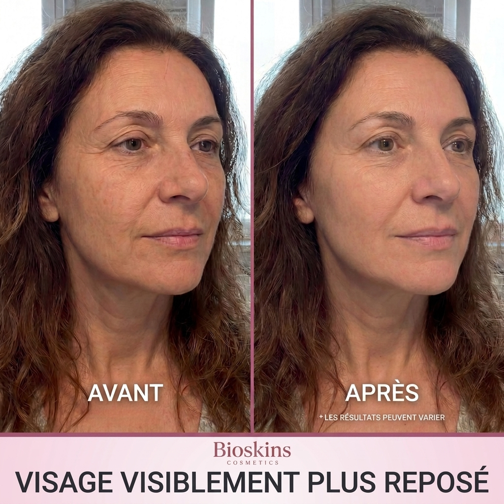 Avant / Après — visage plus ferme