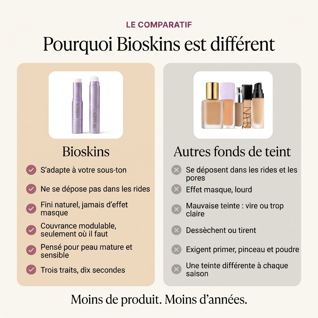 Le comparatif Bioskins